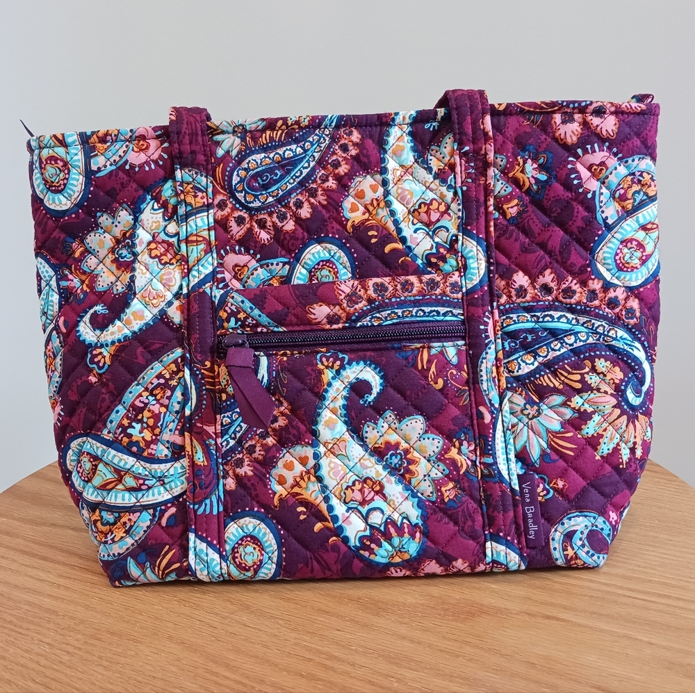 Vera Bradley Small Tote Paisley Jamboree Pink